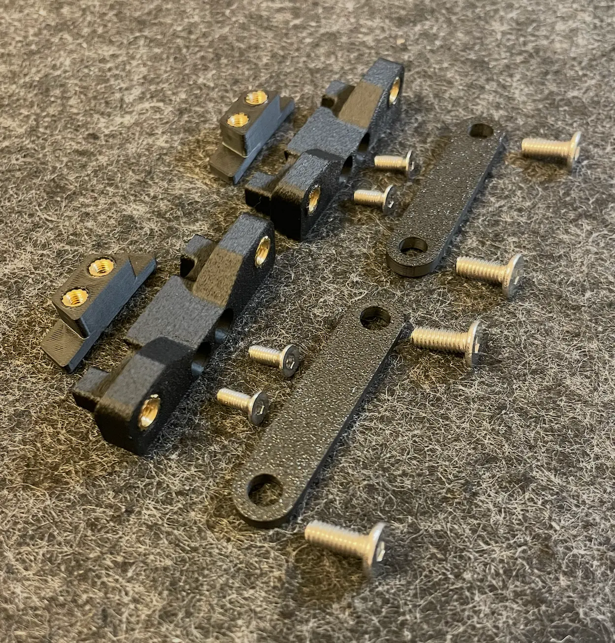 Track pedal trap mounts